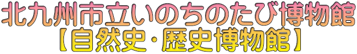 北九州市立いのちのたび博物館        【自然史・歴史博物館】