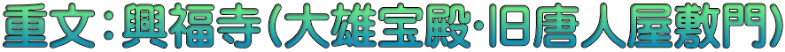 重文：興福寺(大雄宝殿･旧唐人屋敷門)